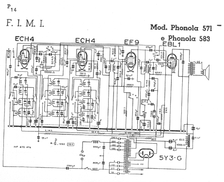 571; Phonola SA, FIMI; (ID = 176804) Radio