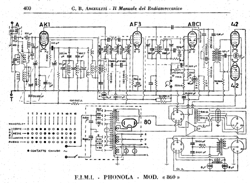 860-1; Phonola SA, FIMI; (ID = 2592142) Radio