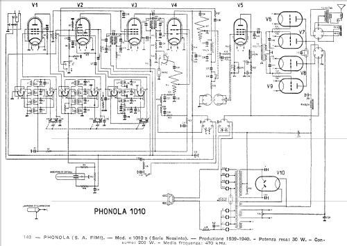 Neosinto 1010; Phonola SA, FIMI; (ID = 620251) Radio