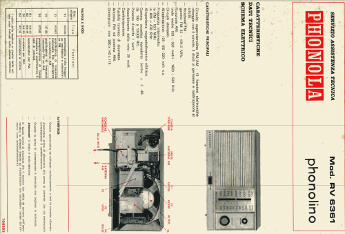 Phonolino RV-6361; Phonola SA, FIMI; (ID = 1745009) Radio