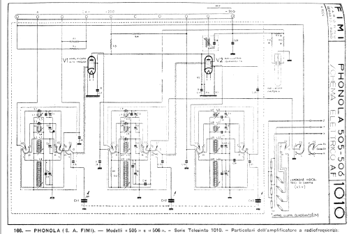 505 Telesinto 1010; Phonola SA, FIMI; (ID = 47055) Radio