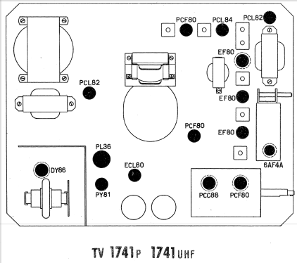 TV-1741P; Phonola SA, FIMI; (ID = 767666) Télévision