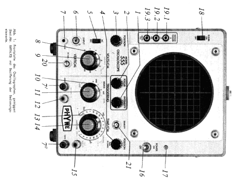 Oscilloscope 555 06974.93; Phywe, Physikalische (ID = 2661135) teaching