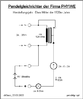 Pendel-Gleichrichter ; Phywe, Physikalische (ID = 2744182) Power-S