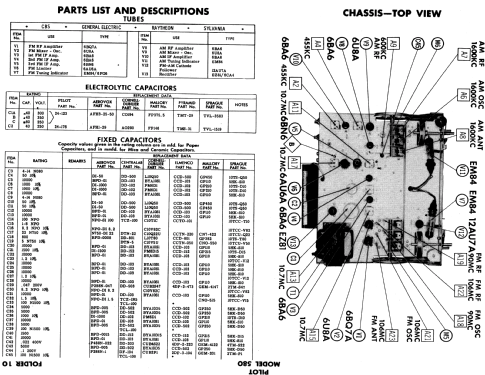 580 ; Pilot Electric Mfg. (ID = 561921) Radio