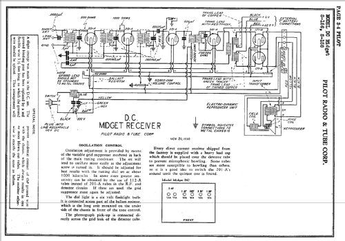 AC Midget ; Pilot Electric Mfg. (ID = 27657) Radio