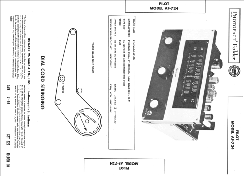 Pilotuner AF-724; Pilot Electric Mfg. (ID = 2293551) Radio