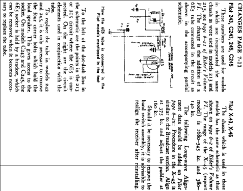 C-243 ; Pilot Electric Mfg. (ID = 598436) Radio