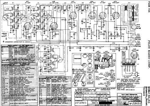 C-245 ; Pilot Electric Mfg. (ID = 598440) Radio