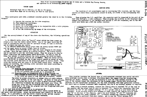 D-194 ; Pilot Electric Mfg. (ID = 602864) Radio