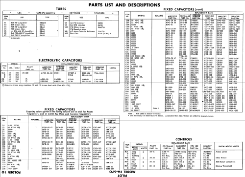 FA-670 ; Pilot Electric Mfg. (ID = 544325) Radio