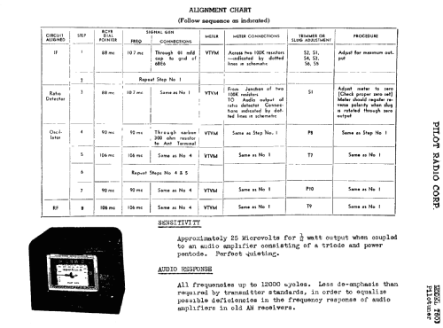 Pilotuner T-601; Pilot Electric Mfg. (ID = 154935) Radio