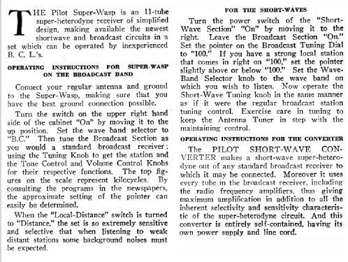 SW Converter V-191; Pilot Electric Mfg. (ID = 1280641) Converter