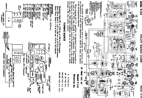 T-133 ; Pilot Electric Mfg. (ID = 605399) Radio