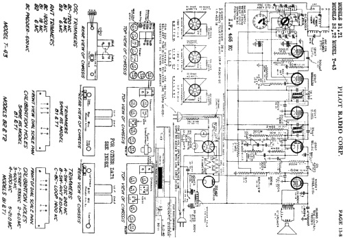 T-1 ; Pilot Electric Mfg. (ID = 602440) Radio