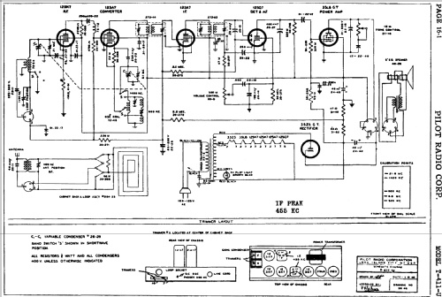 T-411U ; Pilot Electric Mfg. (ID = 605632) Radio