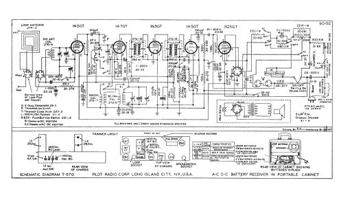 T-570 ; Pilot Electric Mfg. (ID = 2348222) Radio