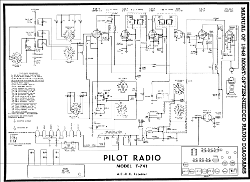 T-741 ; Pilot Electric Mfg. (ID = 91090) Radio