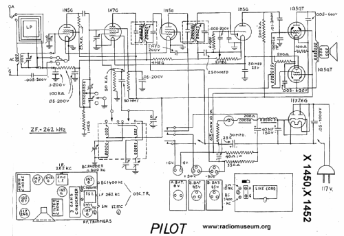 X-1452 ; Pilot Electric Mfg. (ID = 22189) Radio
