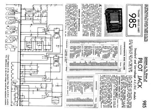 Jack T58; Pilot Radio Ltd.; (ID = 2275664) Radio