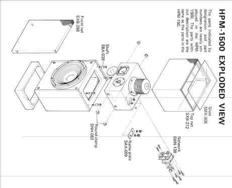 4 Way Speaker System HPM-1500; Pioneer Corporation; (ID = 1971196) Parlante