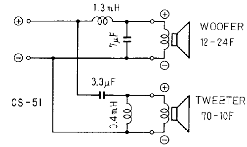 CS-51; Pioneer Corporation; (ID = 1859599) Speaker-P