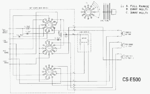 CS-E500; Pioneer Corporation; (ID = 1859642) Speaker-P