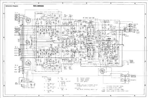 Stereo Amplifier SA-6500; Pioneer Corporation; (ID = 1056372) Ampl/Mixer