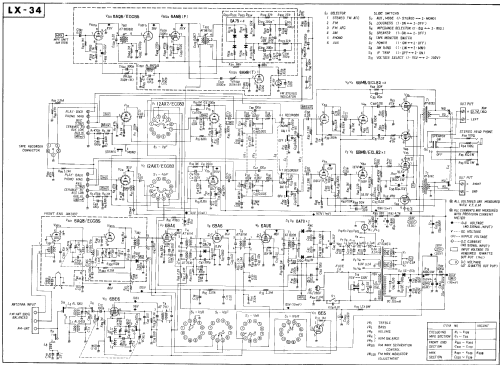 AM/FM Multiplex Receiver LX-34; Pioneer Corporation; (ID = 1194977) Radio