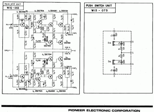 Stereo Amplifier SA-500; Pioneer Corporation; (ID = 235051) Verst/Mix