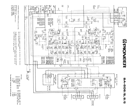 Stereo-Amplifier SA-506; Pioneer Corporation; (ID = 777708) Ampl/Mixer