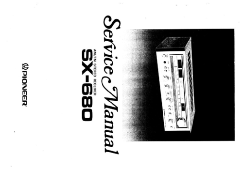 Stereo Receiver SX-680; Pioneer Corporation; (ID = 2534788) Radio