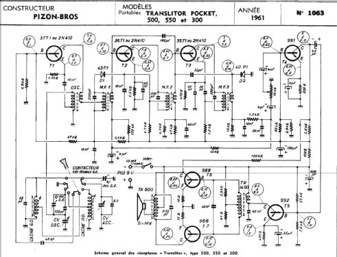 Translitor 500; Pizon Bros JMP; (ID = 288185) Radio