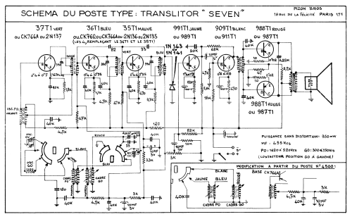 Translitor Seven TX7; Pizon Bros JMP; (ID = 1649545) Radio