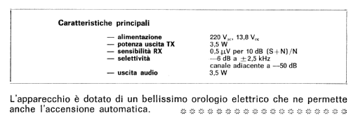 CB transceiver UX 7000; Polmar; Milano (ID = 2735689) Citizen