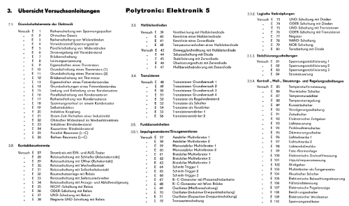 Baukastensystem Elektronik 5; Polytronic, VEB; ex. (ID = 960728) Kit