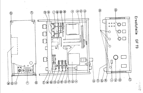 NF-Pegelsender GF 73; Präcitronic Dresden, (ID = 2486511) Equipment