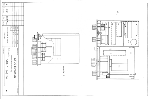 RC-Generator GF 22; Präcitronic Dresden, (ID = 113257) Equipment