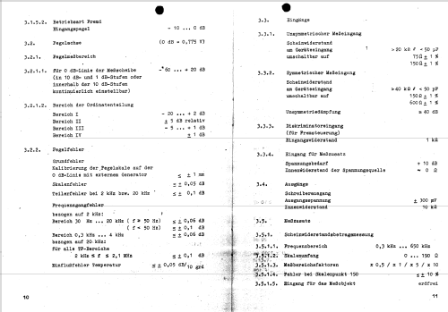 TF-NF Pegelbildempfänger SV61T; Präcitronic Dresden, (ID = 119491) Equipment