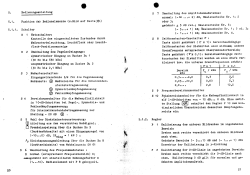 TF-NF Pegelbildempfänger SV61T; Präcitronic Dresden, (ID = 119734) Equipment