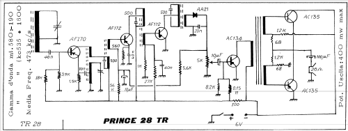 Prince TR28; Prandoni S.p.A., (ID = 747397) Radio