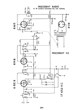 Playtime 4 415; Precedent, brand of (ID = 2754441) Radio