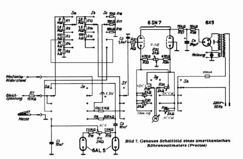 Vacuum Tube Voltmeter 909; Precise Development (ID = 504539) Equipment