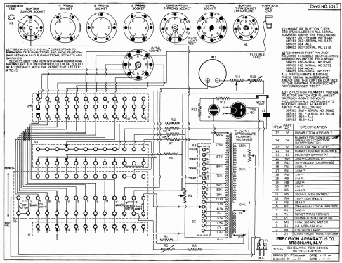 Electronamic Tube Tester / Dynamic Electronometer Series 912; Precision Apparatus (ID = 2640372) Equipment