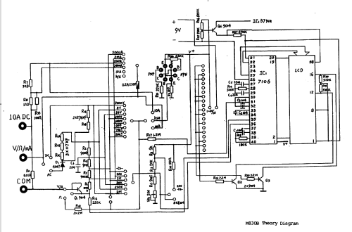 Digital Multimeter M-830B; Precision Mastech (ID = 1834334) Equipment