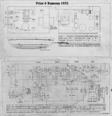 Prior 6, Ramona P 6; Prior Radiofabrikk A (ID = 2778643) Radio