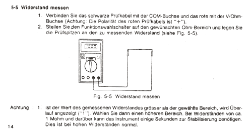 Digitales Vielfachmessgerät DT-380; Profitec Marke (ID = 674234) Equipment