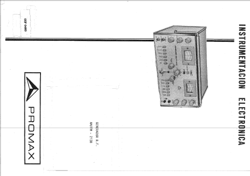 Generador RF AM/FM 213-B; Promax; Barcelona (ID = 408374) Equipment