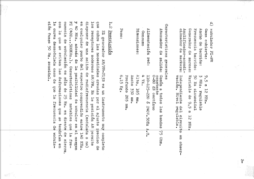 Generador RF AM/FM 213-B; Promax; Barcelona (ID = 408377) Equipment