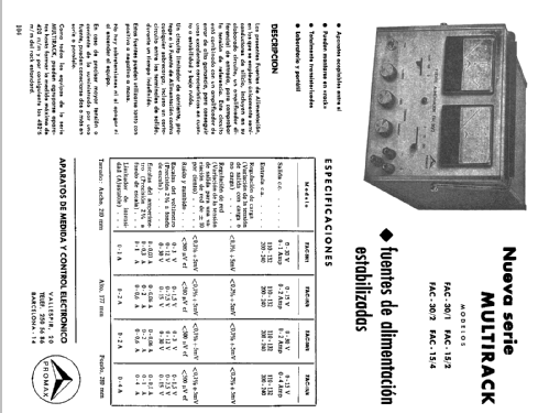 Fuente Alimentación FAC-15/4; Promax; Barcelona (ID = 1344396) Equipment